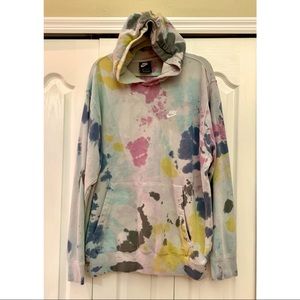 Nike Men's Valerian Tie-Dye Pullover Hoodie size XL